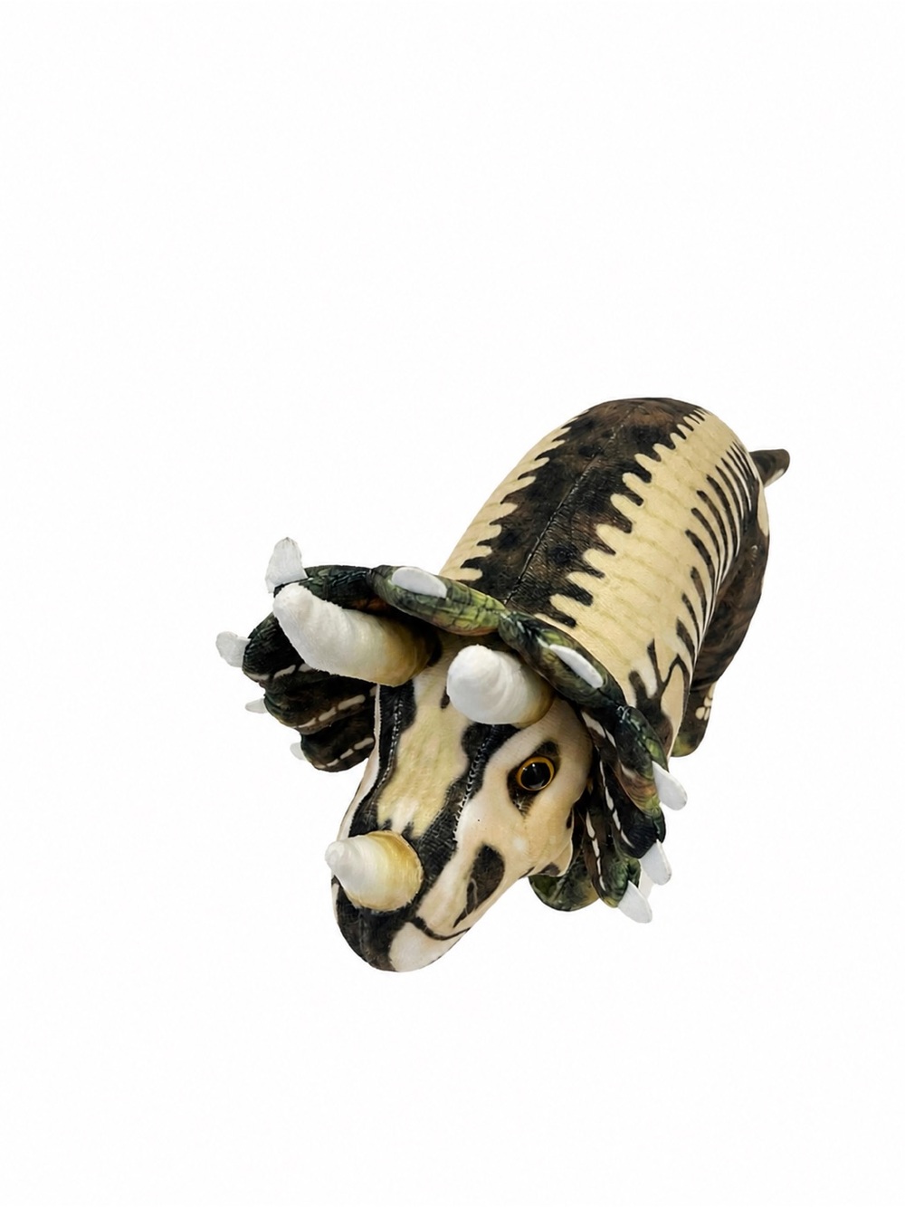 Adventure Planet Triceratops Plush Dinosaur Skeleton Bones 12 Inch Stuffed Toy